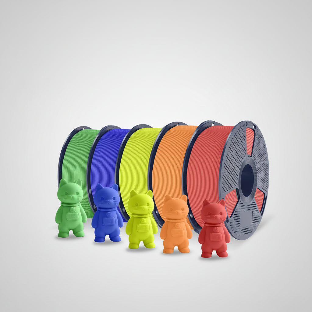 PLA Matte 3D Filament FDM Printers Kleurvolle Milieuvriendelijke Materialen