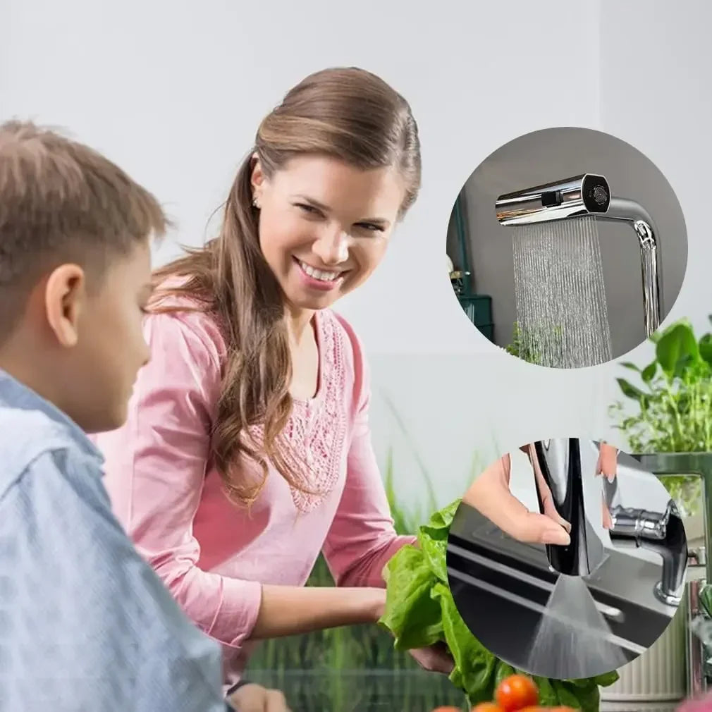 AquaFlex – Uittrekbare Wastafelkraan