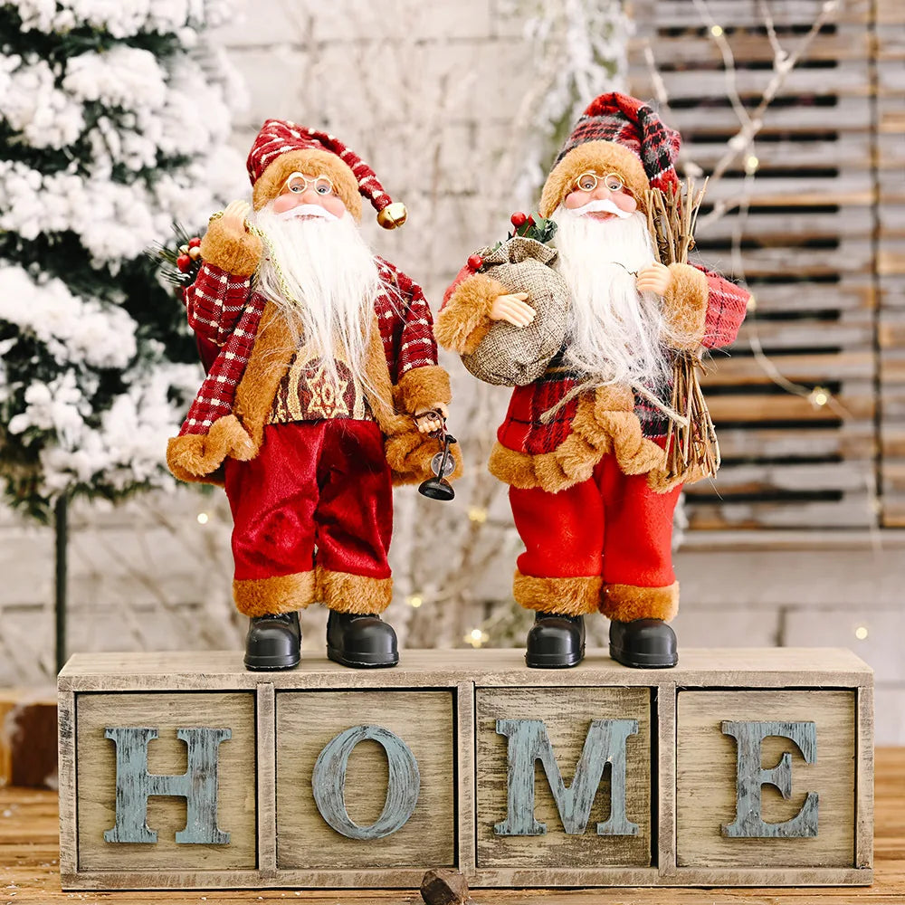 KerstPop - Santa Claus Plush voor Feestelijke Decoratie