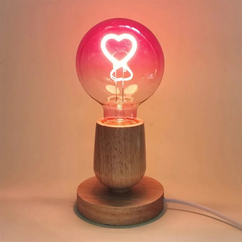 GlowHeart – Dimbare LED Lamp met Hartpatroon en Kleurverloop