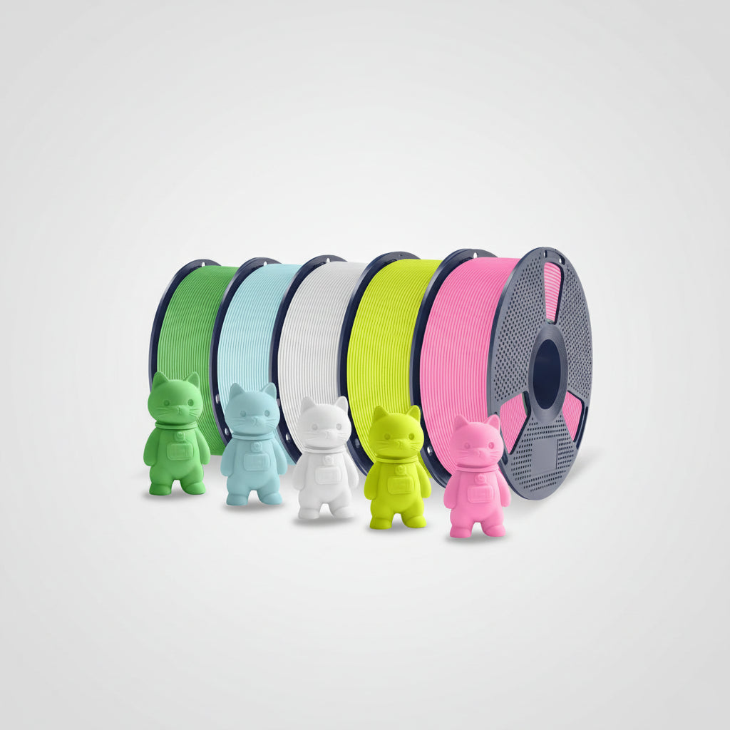 PLA Matte 3D Filament FDM Printers Kleurvolle Milieuvriendelijke Materialen