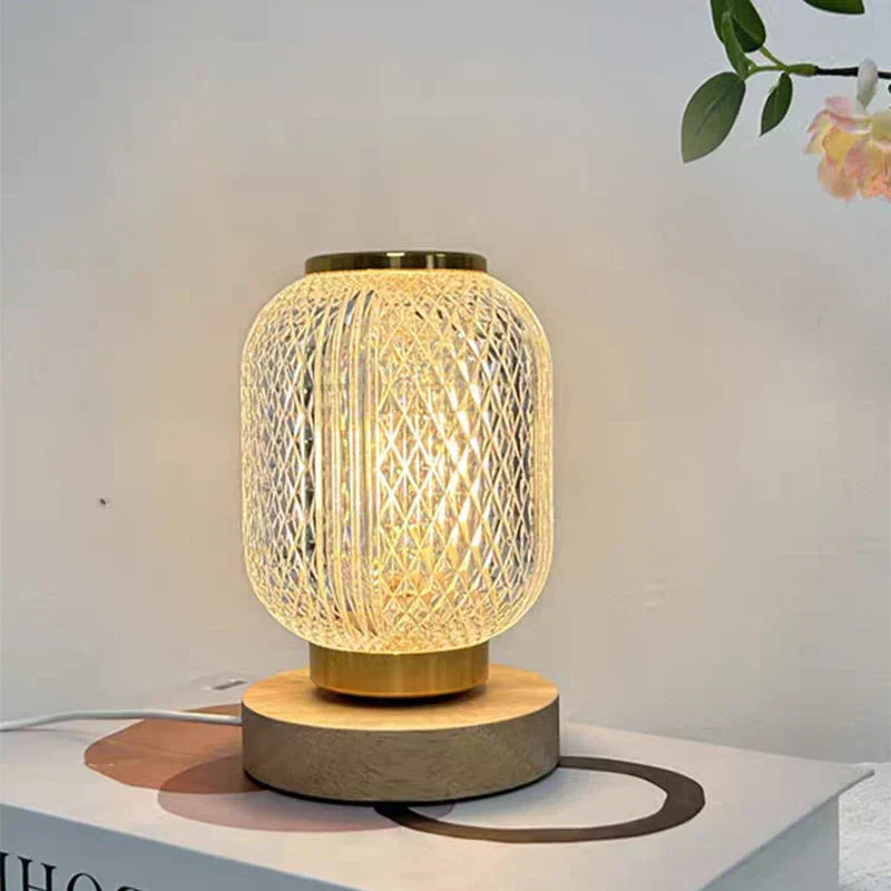 CrystalGlow - Luxe Kristallen Tafellamp met LED Verlichting