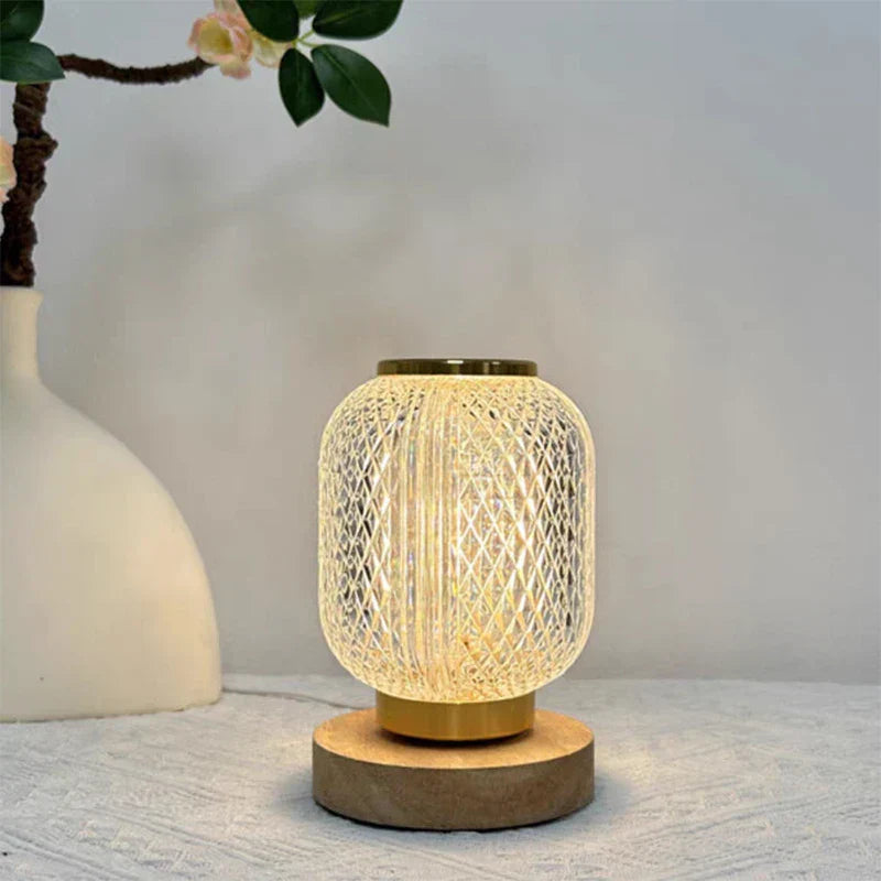 CrystalGlow - Luxe Kristallen Tafellamp met LED Verlichting