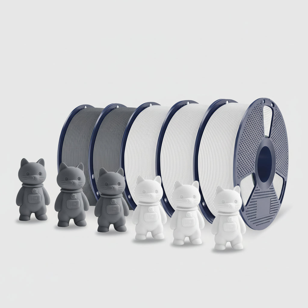 PLA Matte 3D Filament FDM Printers Kleurvolle Milieuvriendelijke Materialen