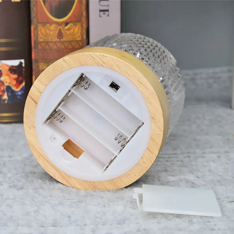 CrystalGlow - Luxe Kristallen Tafellamp met LED Verlichting