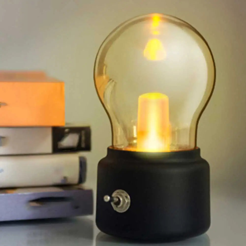 RetroLED - Oplaadbare LED Lamp in Vintage Ontwerp