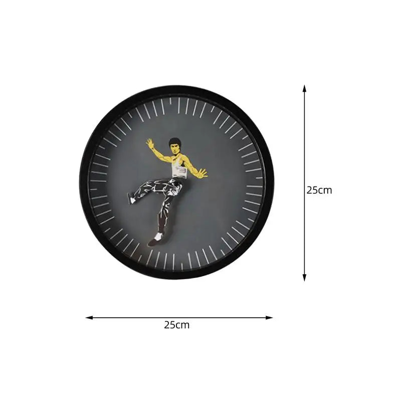 KungFuTime - Chinese Kung Fu Wall Clock for Unique Decoration