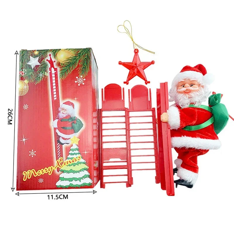 SantaClimb – Vrolijke Kerstdecoratie op Ladder