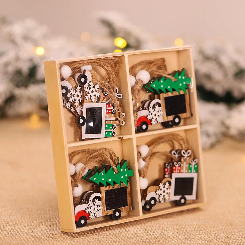 OrnamentGnomes – Decorazioni da appendere in legno per Natale