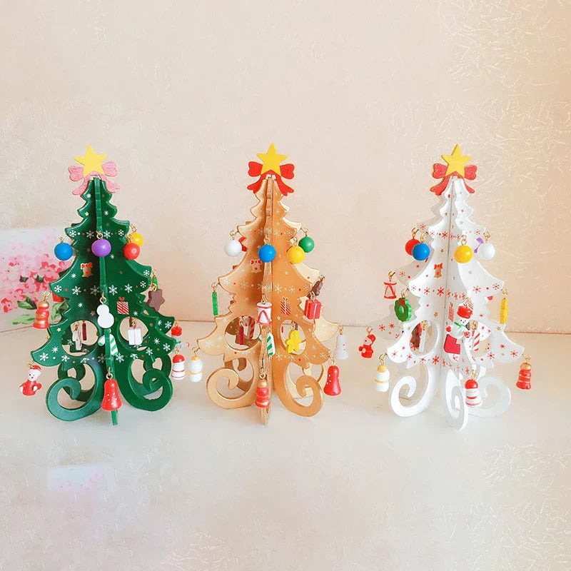 HoutDecor - Charmante 3D Kerstboom