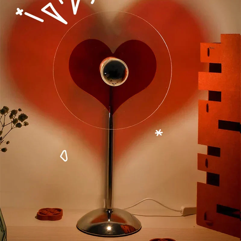 RomanticGlow - LED Projectielamp met Warme Sfeerverlichting