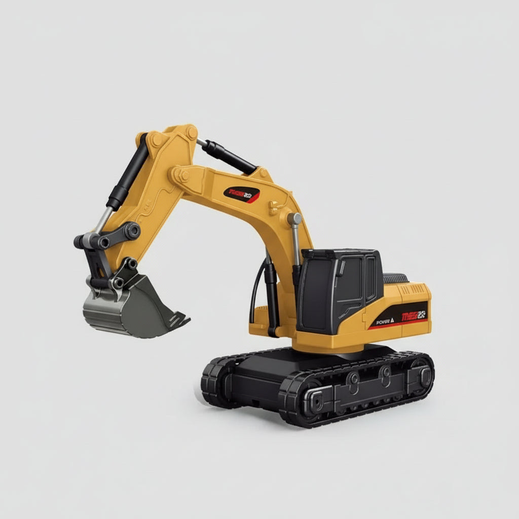 Speelgoed Bouwvoertuigen Set Graafmachine Vorkheftruck