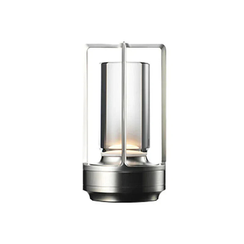 CrystalGlow - Draadloze Oplaadbare Kristallen Tafellamp – LED Sfeerverlichting voor Woonkamer & Balkon