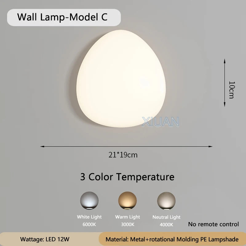 WhiteCloud - Modern LED Wall Lamp for Children's Rooms and Bedrooms