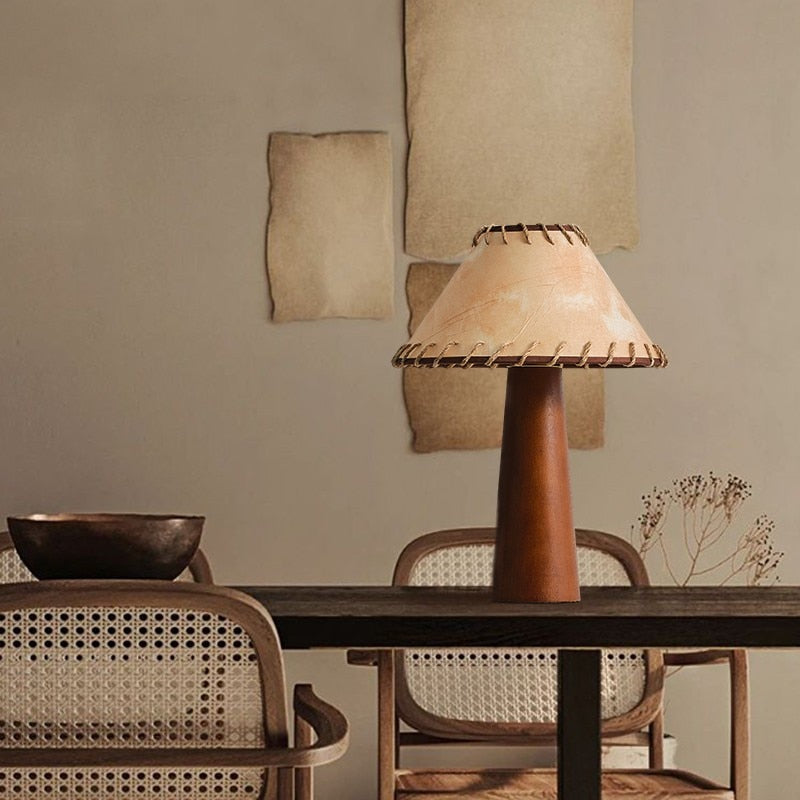 ZenGlow - Wabi-Sabi Tafellamp van Hout