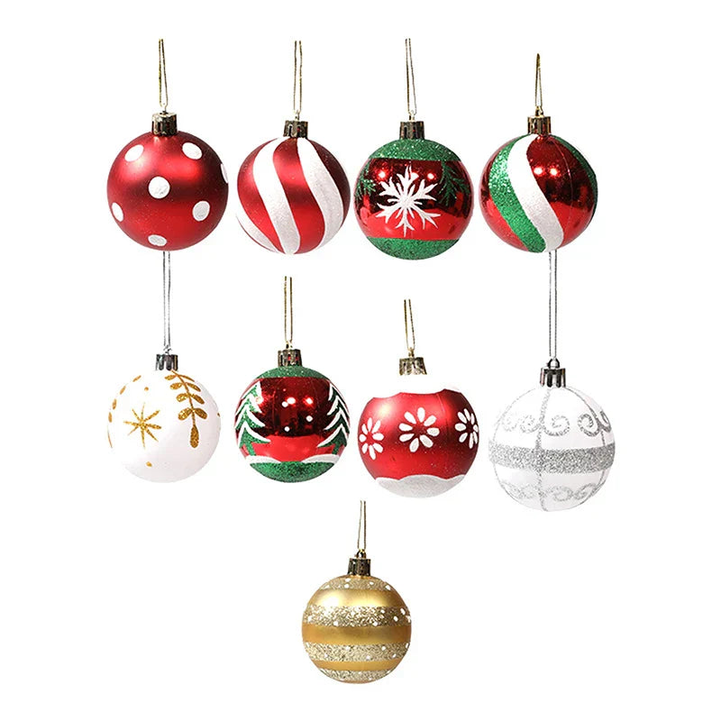 WinterGlans - Elegante Sneeuwvlok Kerstballen