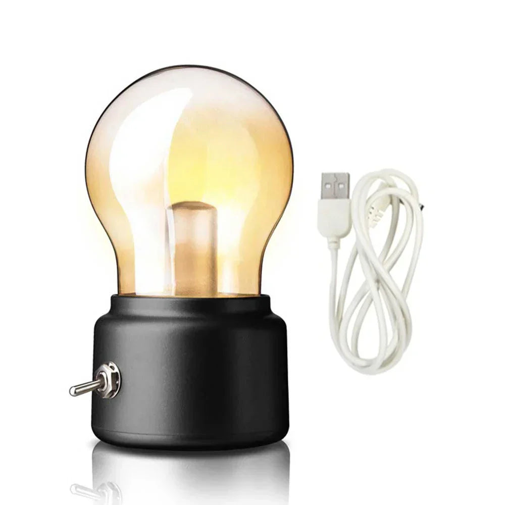 RetroLED - Oplaadbare LED Lamp in Vintage Ontwerp