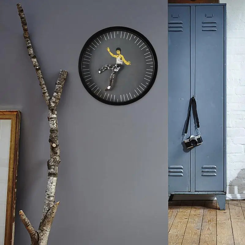 KungFuTime - Chinese Kung Fu Wall Clock for Unique Decoration