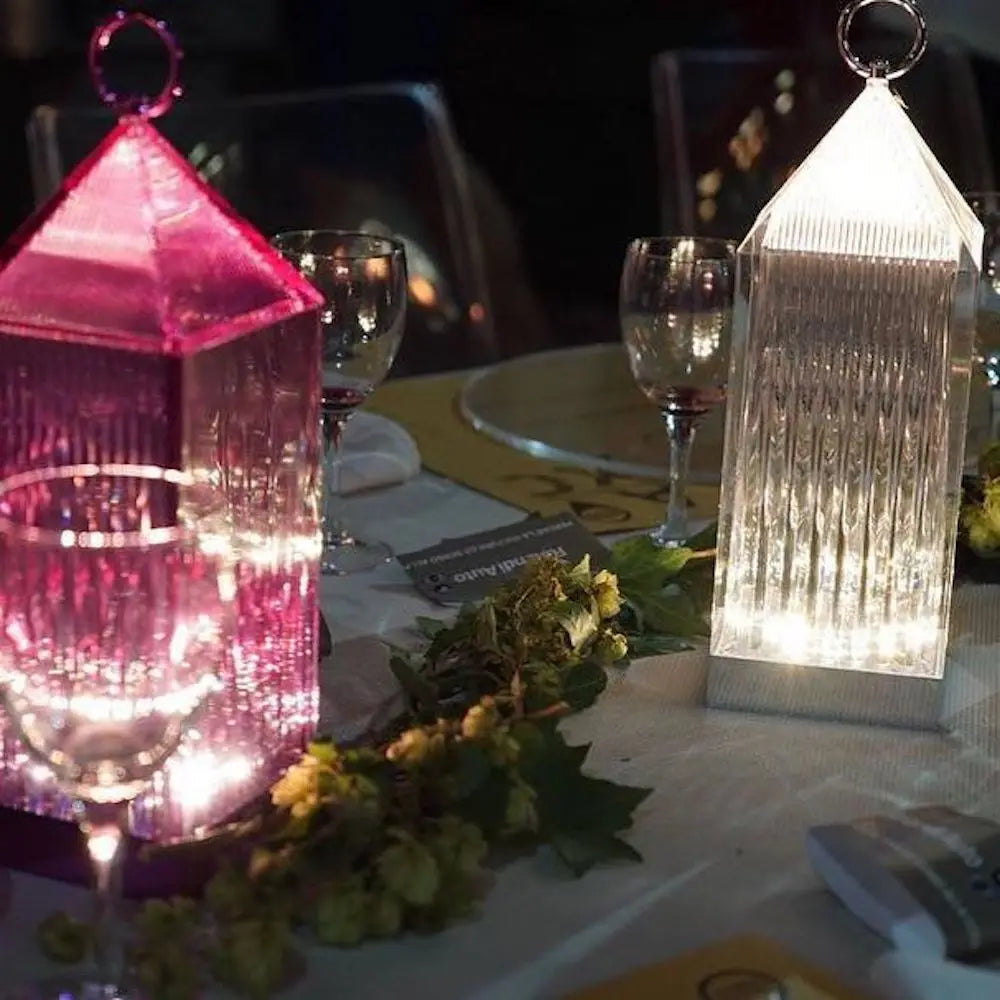 CrystalGlow - Oplaadbare Kristallen Nachtlamp met LED Verlichting, Dimbaar & Draadloos