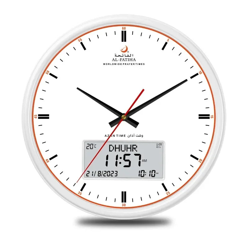 GebedsTijd - Slimme Wandklok met Azan en Hijri Kalender