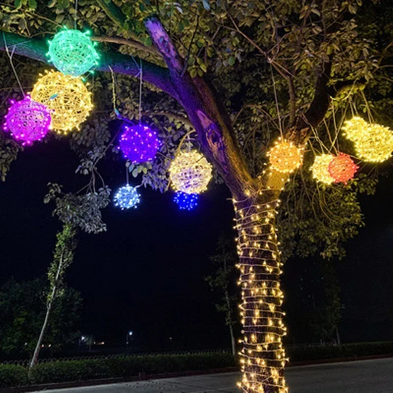 SphereGlow - Rieten Feestverlichting
