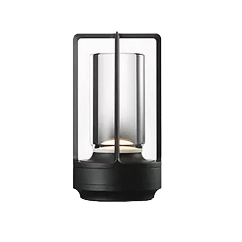 CrystalGlow - Draadloze Oplaadbare Kristallen Tafellamp – LED Sfeerverlichting voor Woonkamer & Balkon
