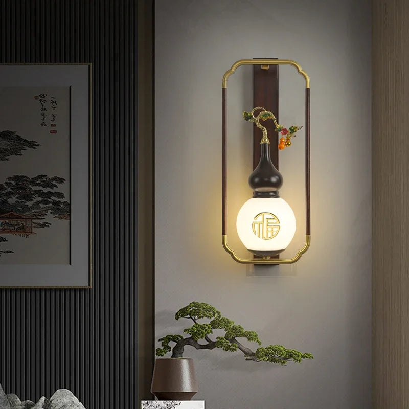 MessingLuxe - Eigentijdse Wandlamp