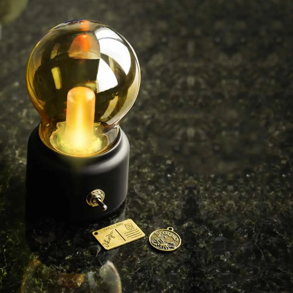 RetroLED - Oplaadbare LED Lamp in Vintage Ontwerp