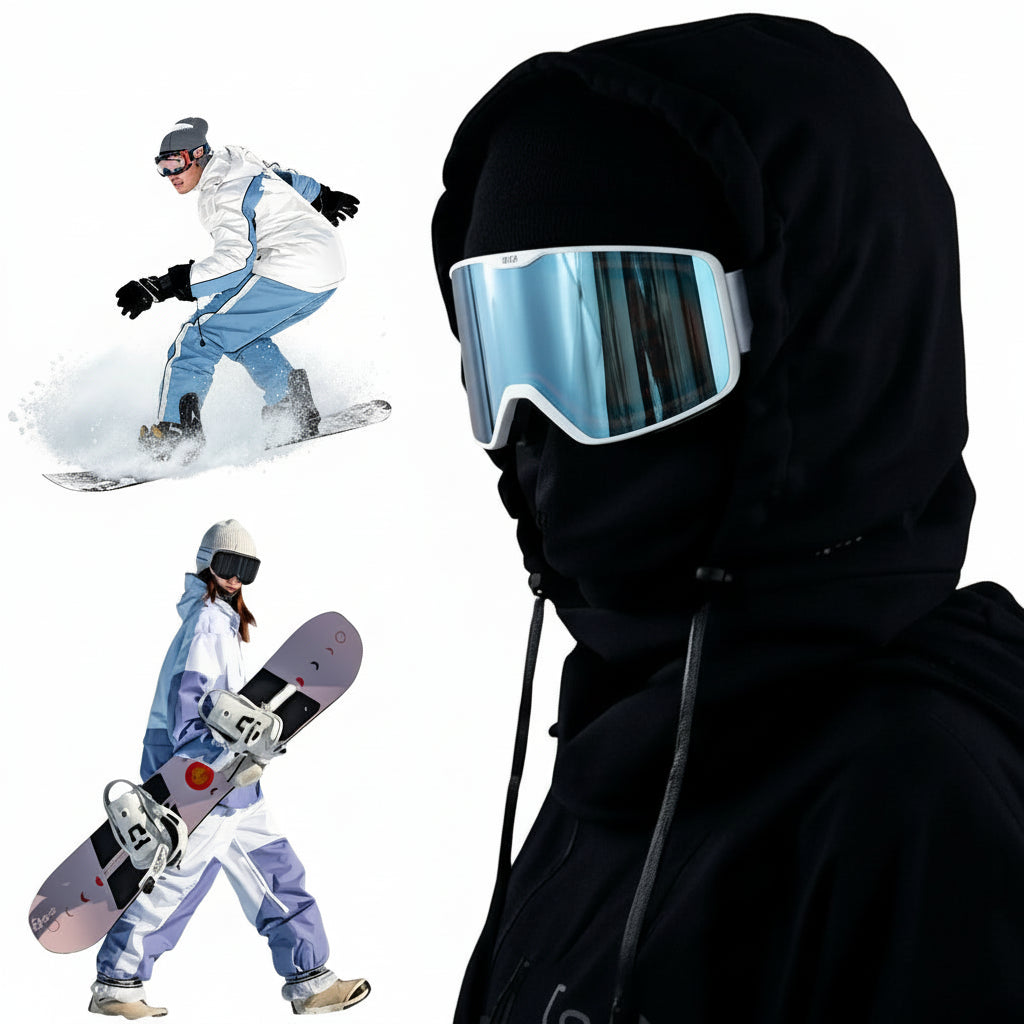 Waterdichte Fleece Hoed Buitenactiviteiten Winddicht Verstelbaar 3in1 Functie