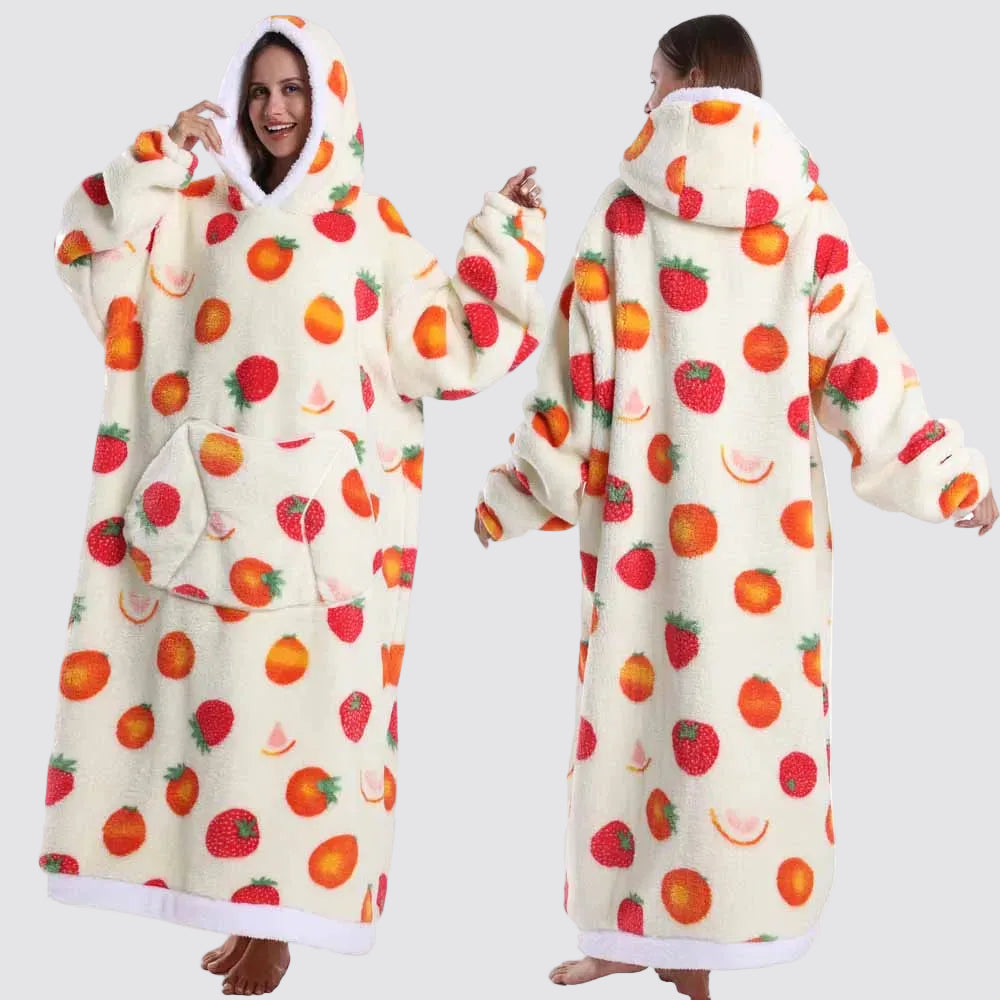Fleece Oversized Hoodie Gezellige Stijlvolle Slaapzak Hoodie