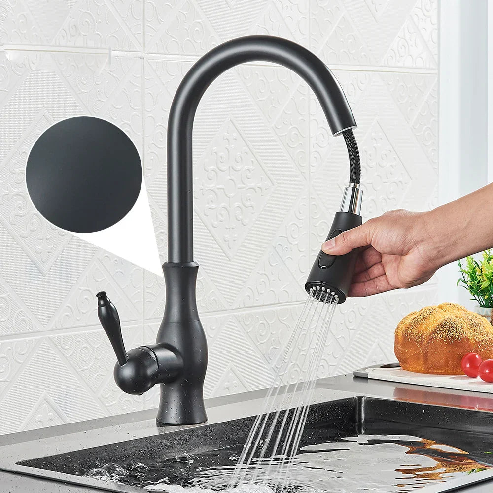 GoldFlow – Rubinetto da cucina dorato