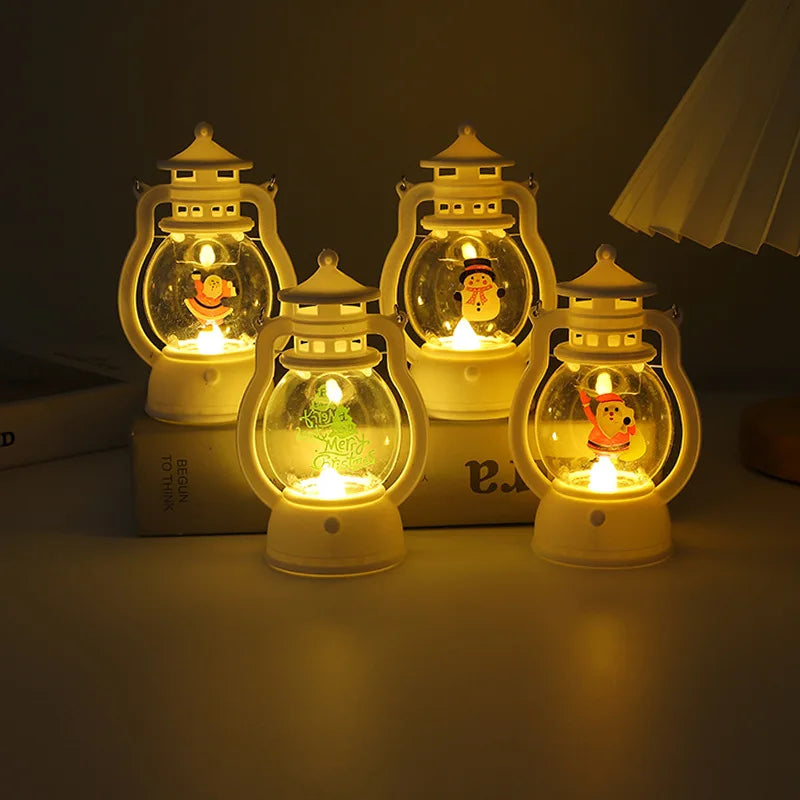 WinterGlow - Mini lámpara de Navidad con LED para iluminación cálida y acogedora