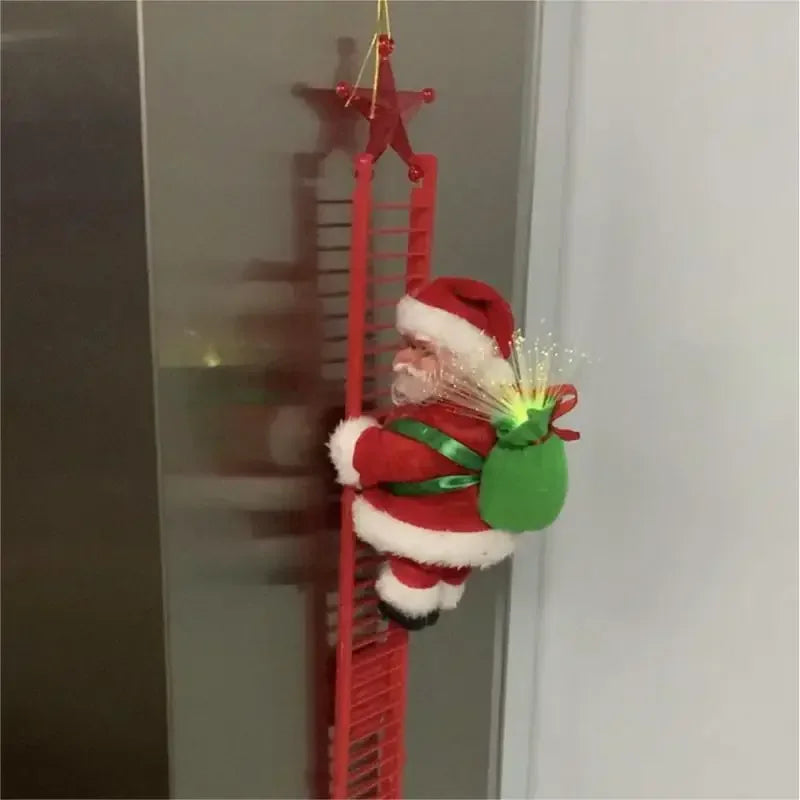 SantaClimb – Vrolijke Kerstdecoratie op Ladder