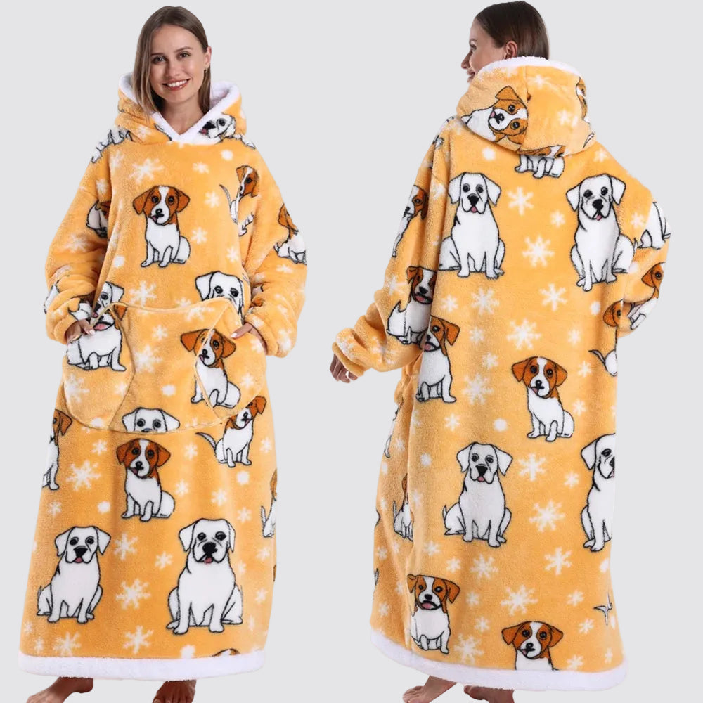 Fleece Oversized Hoodie Gezellige Stijlvolle Slaapzak Hoodie