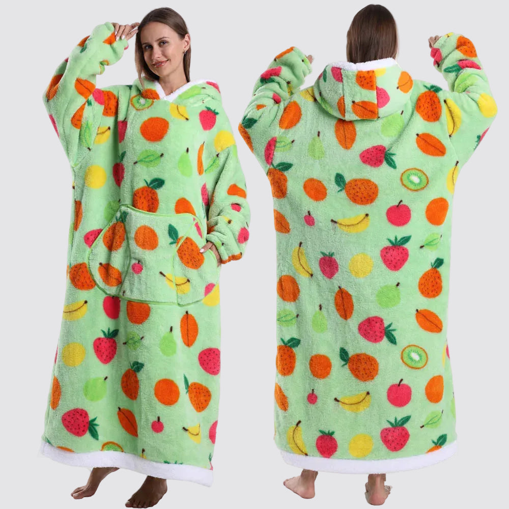Fleece Oversized Hoodie Gezellige Stijlvolle Slaapzak Hoodie