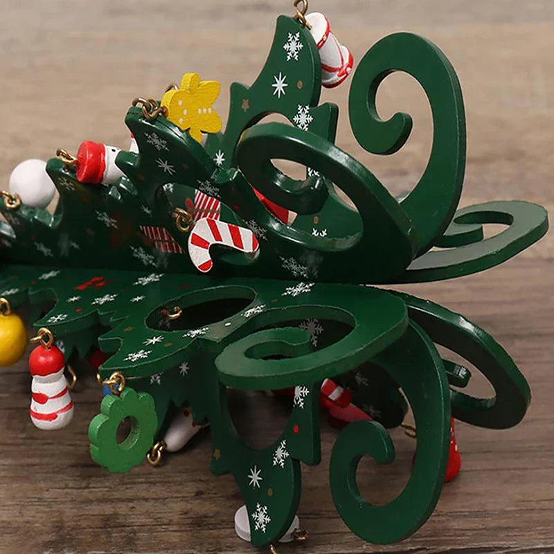 HoutDecor - Charmante 3D Kerstboom