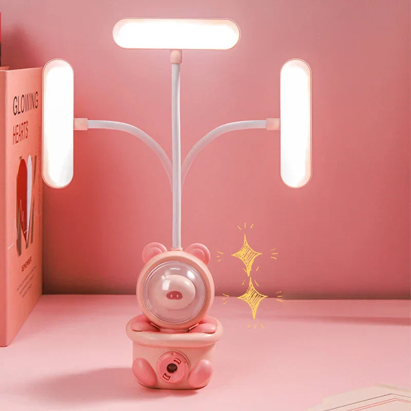 LumiStudy – Draadloze LED Bureaulamp voor Kinderen, Dimbaar en Oogvriendelijk