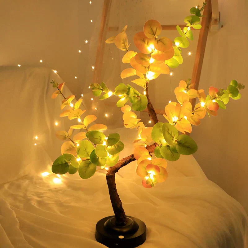 LumiTree - LED Boomlamp met Verwijderbare Basis – Sfeervolle Verlichting voor Woon- en Slaapkamer