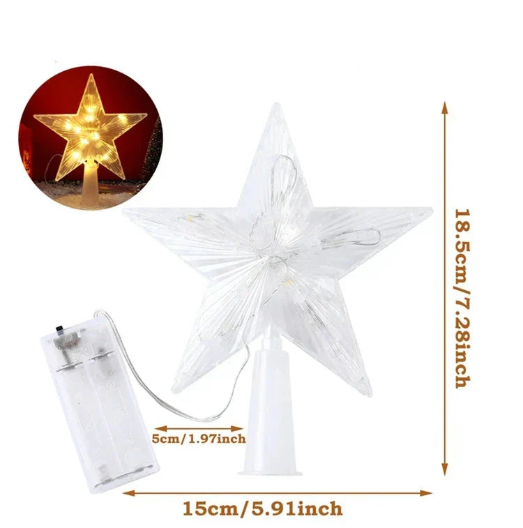 BrightStar - Stella Luminosa per la Punta dell'Albero di Natale