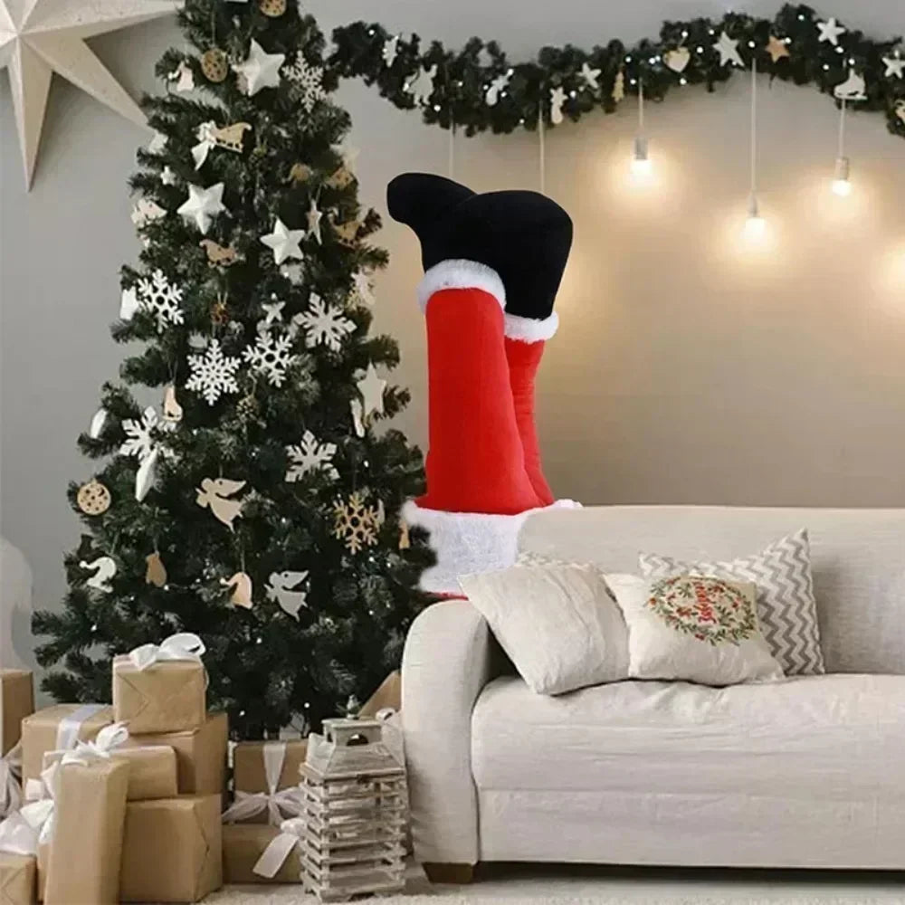 SantaLegs - Kerstdecoratie met de Benen van de Kerstman