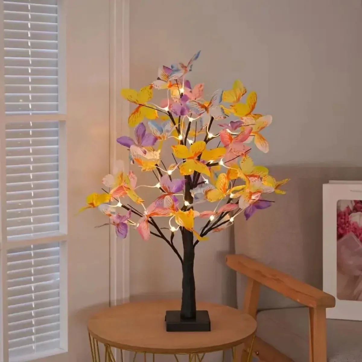 LumiTree - LED Berkenboom Tafellamp met Kleurverandering – Decoratieve Boomlamp