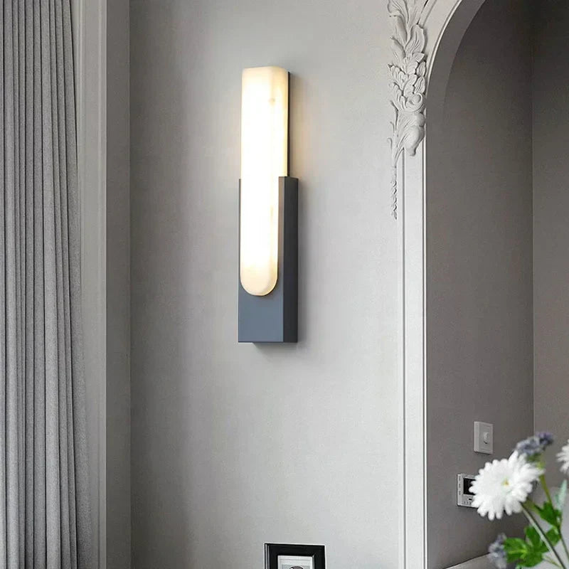 LuxaStyle - Lámpara de pared LED nórdica moderna para sala de estar y pasillo