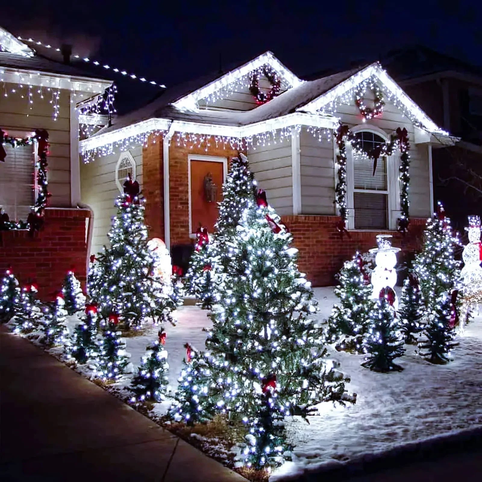 EcoGlow - Zonne-energie Guirlande 300LED voor Kerst