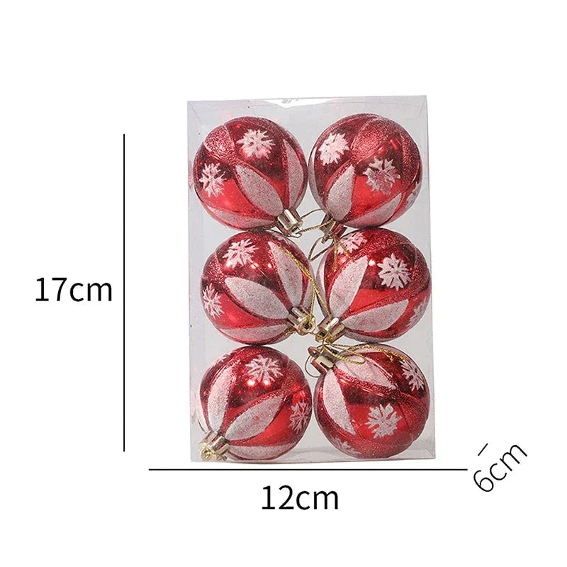 WinterGlans - Elegante Sneeuwvlok Kerstballen