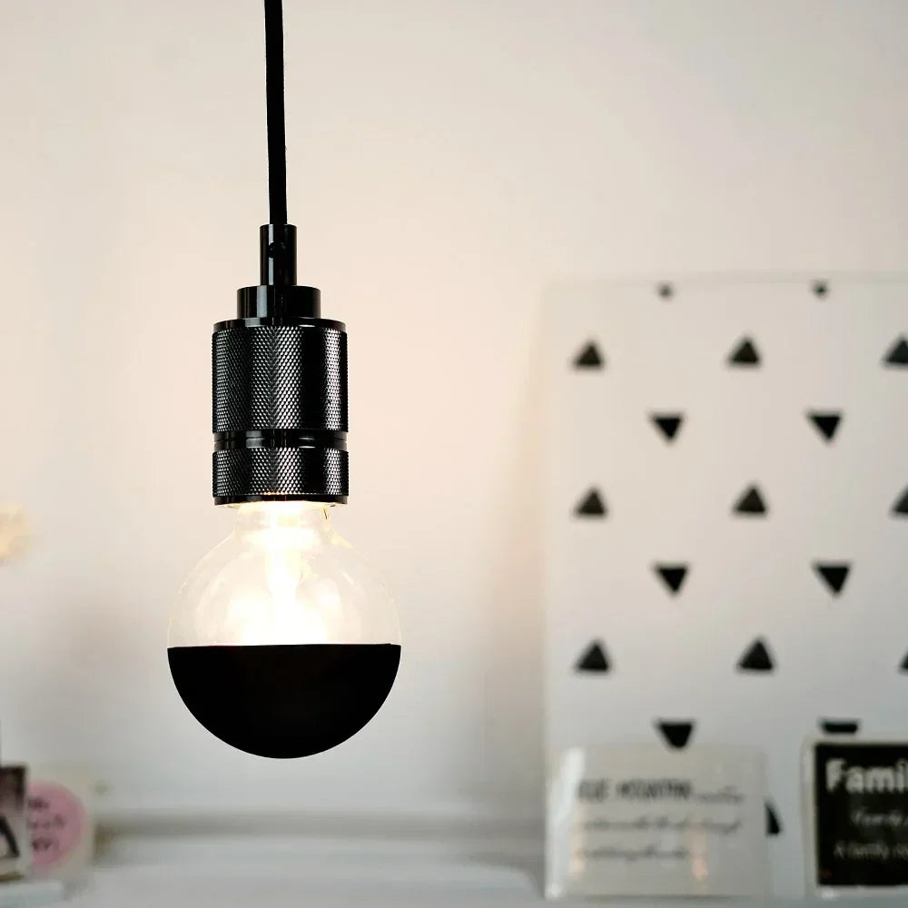 RetroGlow - Vintage LED Tafellamp met Houten Basis, Dimbaar en Warm Licht