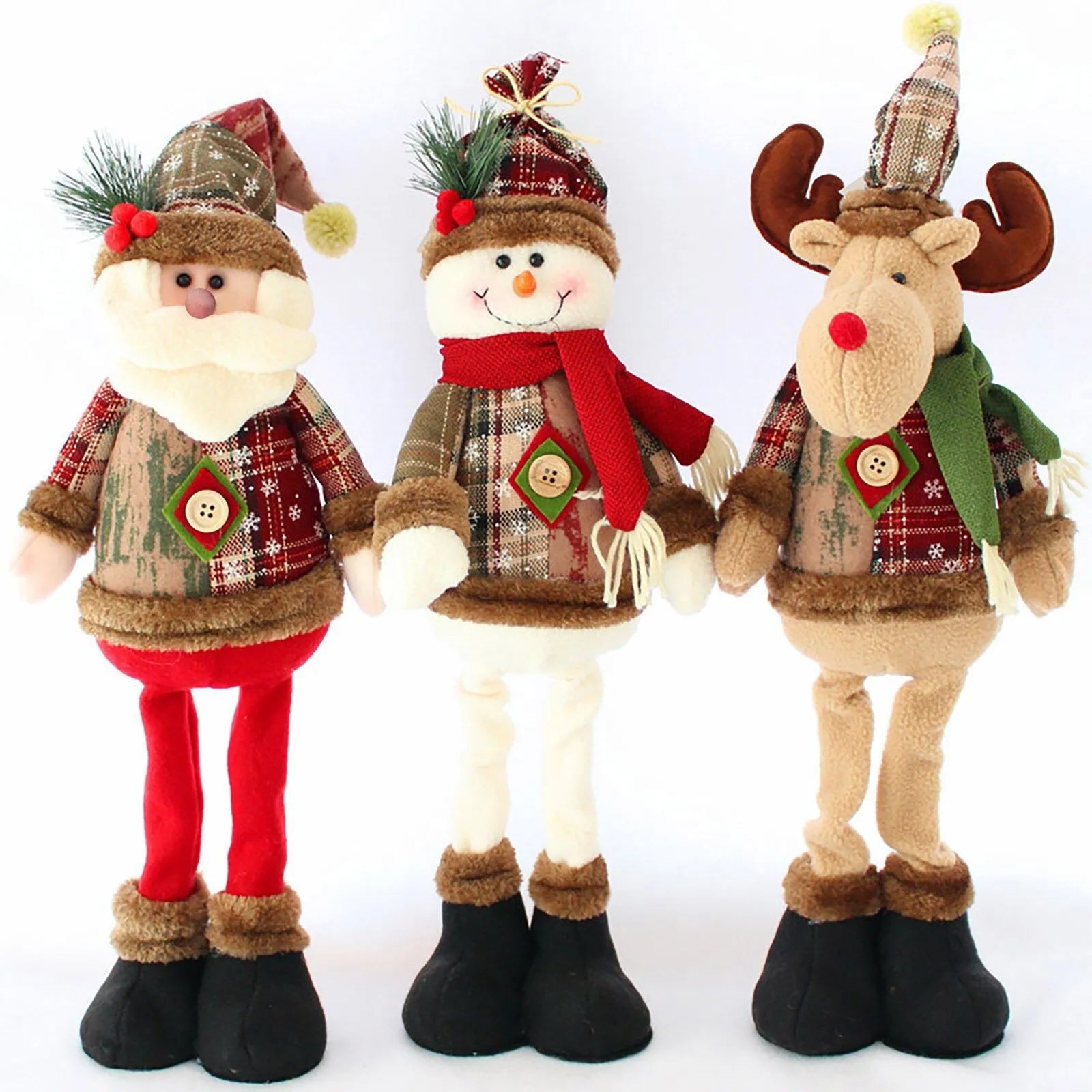 PlushJoy – Vrolijke Pluche Kerstdecoraties