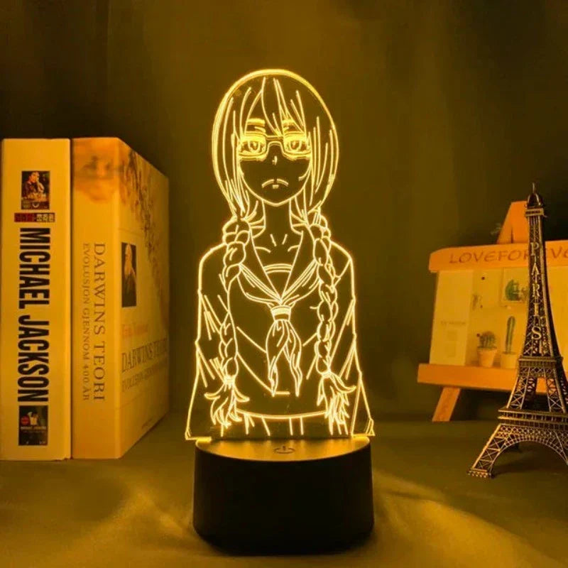LumiAnime - 3D LED Nachtlamp met Dimbare Verlichting voor Otaku Decor