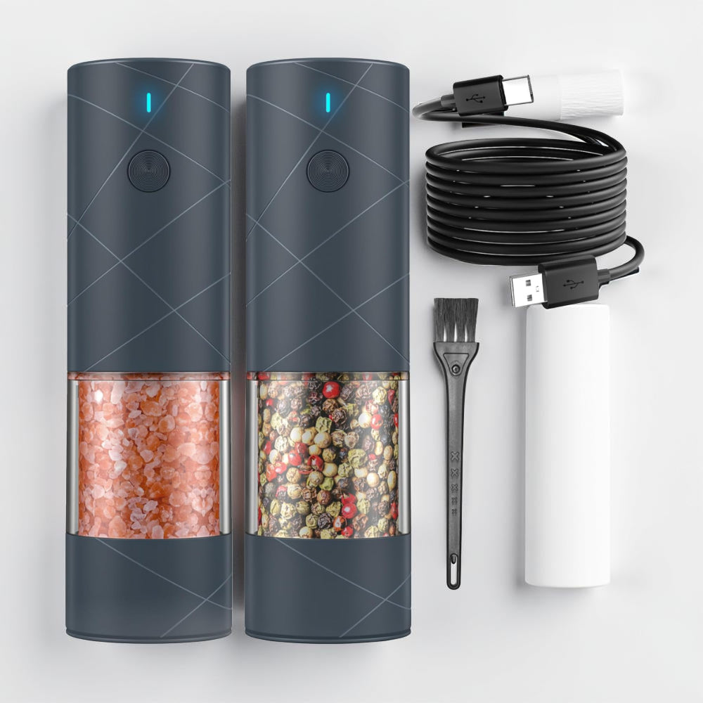 Zout Pepermolen Elektrisch Oplaadbaar Keuken Set