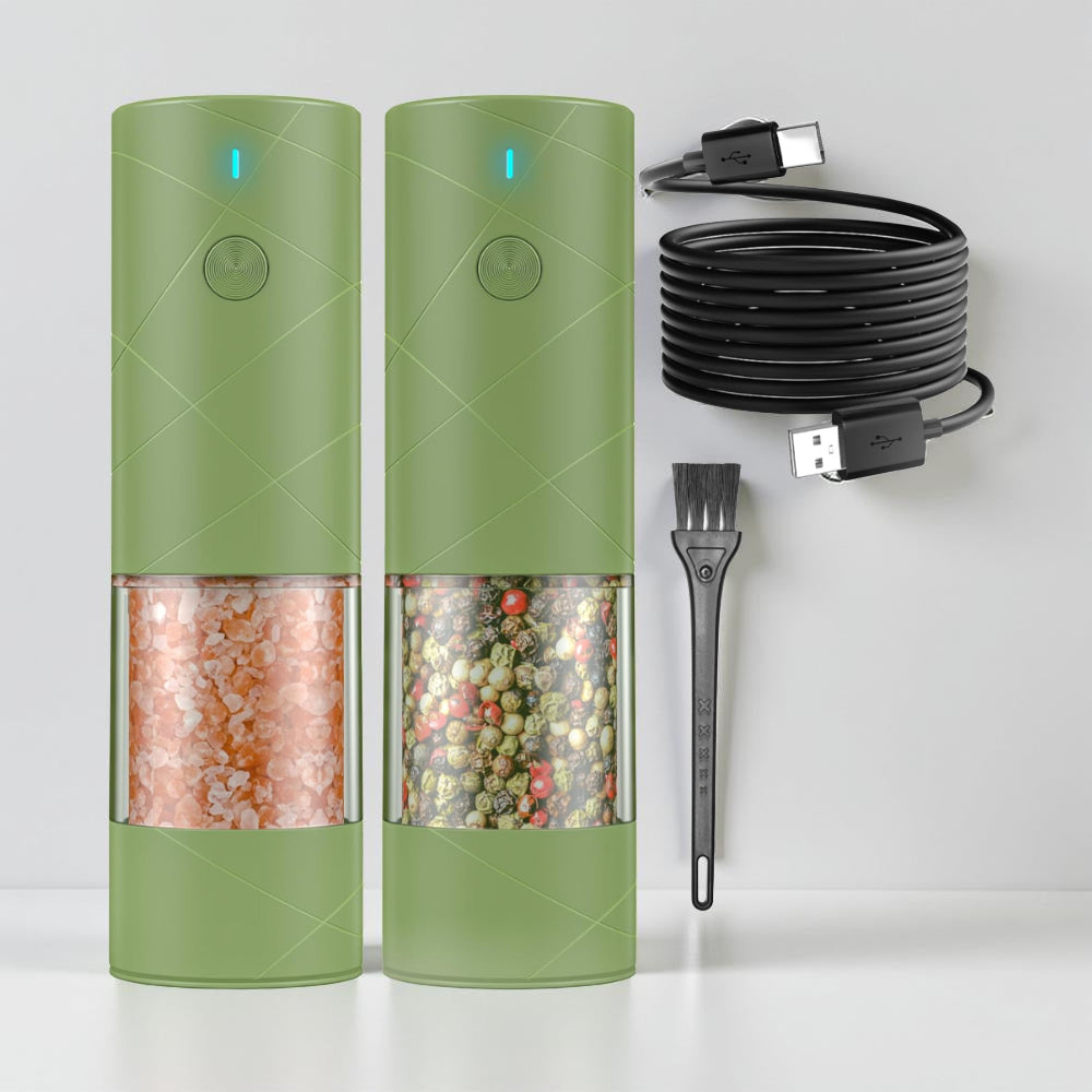 Zout Pepermolen Elektrisch Oplaadbaar Keuken Set