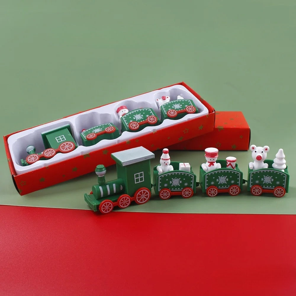 KerstExpress - Feestelijke Plastic Kersttrein voor Decoratie